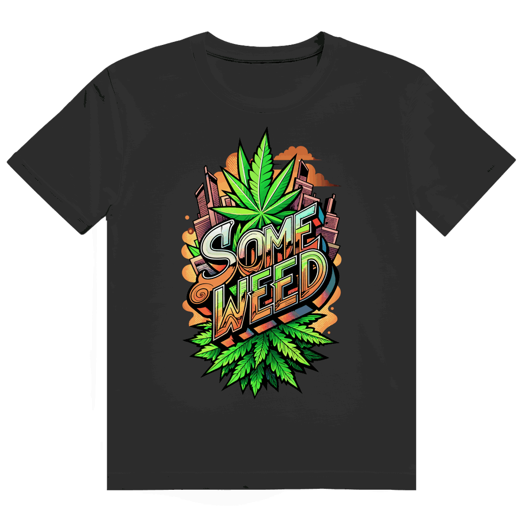 Size chart for Division420 Heavy Cotton T-Shirt - Some Weed in six sizes S to 3XL