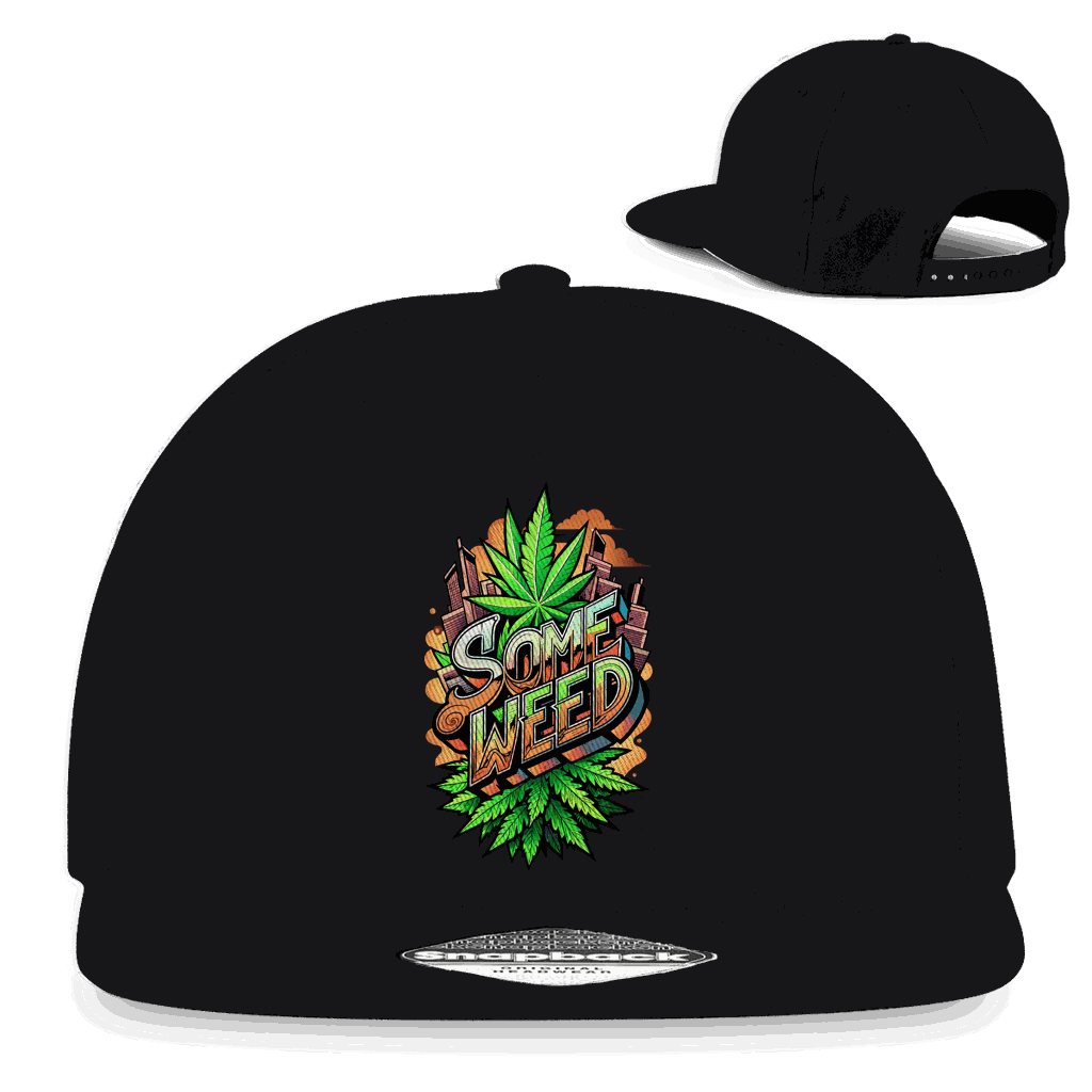 Snapback Rapper Cap - Some Weed | Division420®