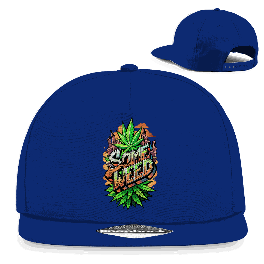 Snapback Rapper Cap - Some Weed | Division420®