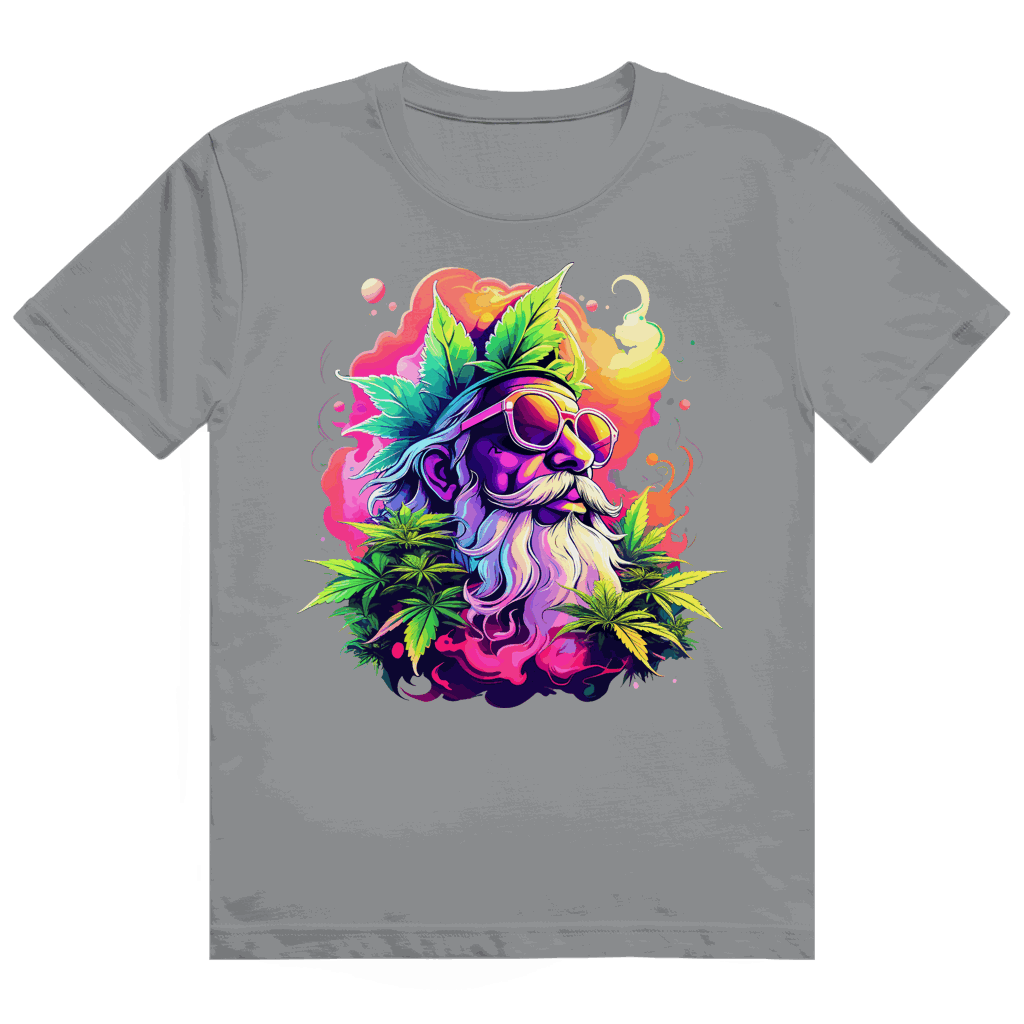 Size chart for Division420 Heavy Cotton T-Shirt Old Man Ganja