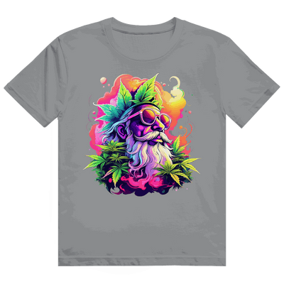 Size chart for Division420 Heavy Cotton T-Shirt Old Man Ganja