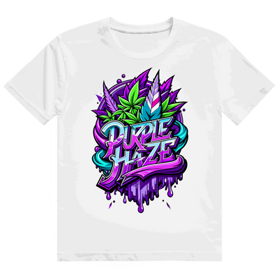 Purple Heavy Cotton T-Shirt by Division420 with tubular fit and durable design