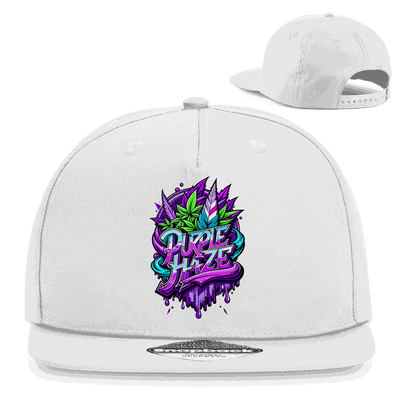 Division420 Snapback Cap Purple Haze lila Rapper Cap mit flachem Schirm und Retro Snapbackverschluss