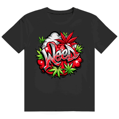 Heavy Cotton T-Shirt Pure Weed by Division420 unisex streetwear with soft, durable cotton and modern fit