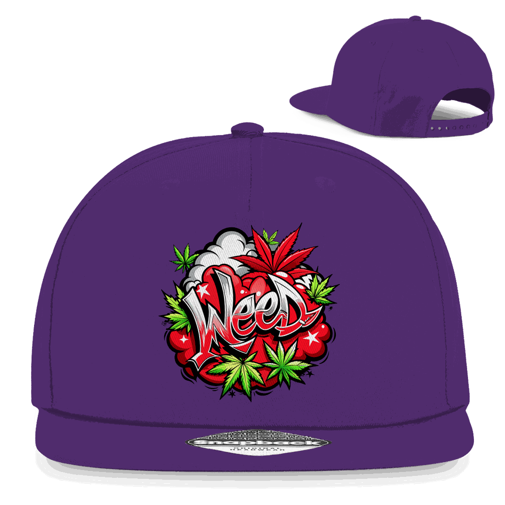 Snapback Rapper Cap - Pure Weed | Division420®