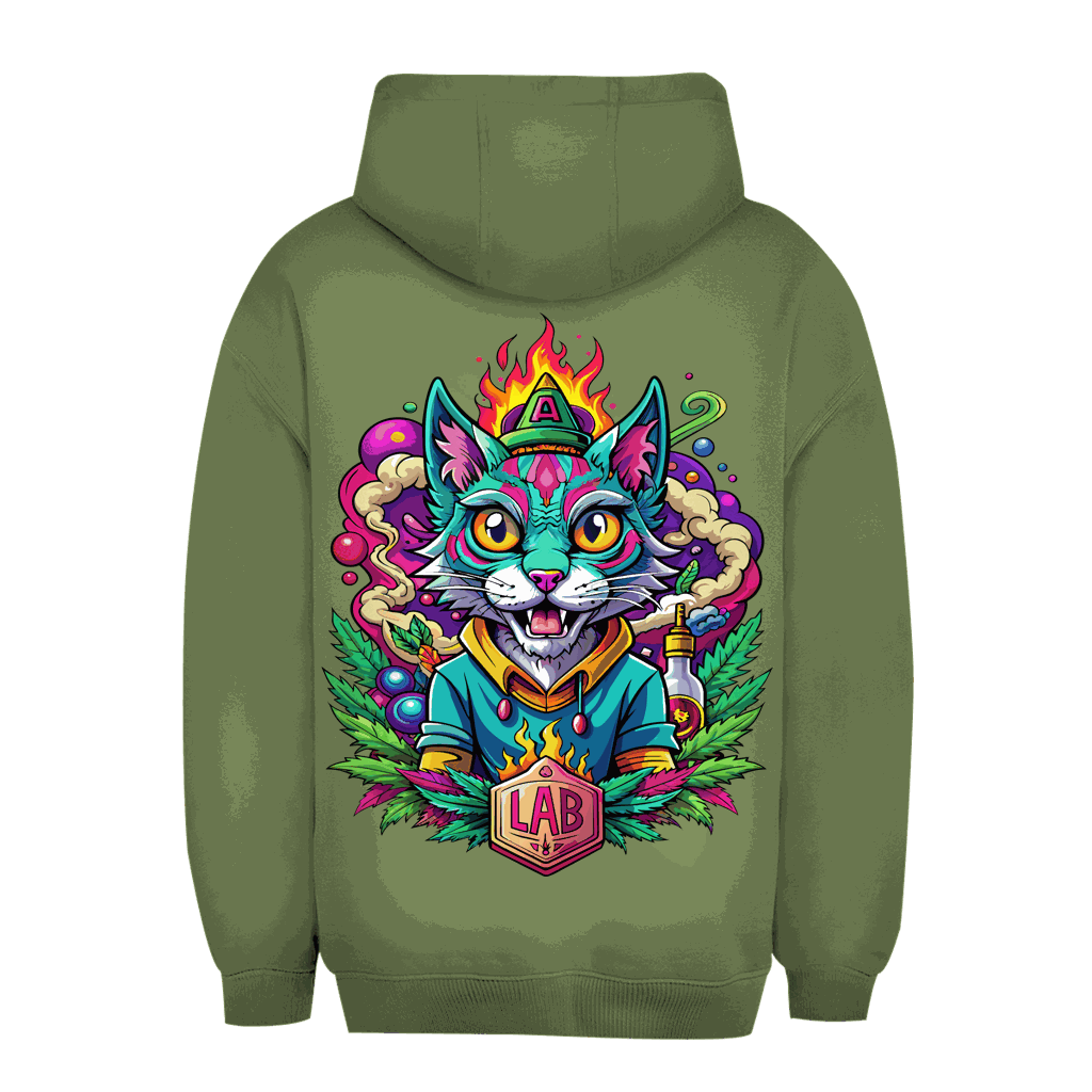 Unisex Oversize Hoodie - Lab Cat | Division420®