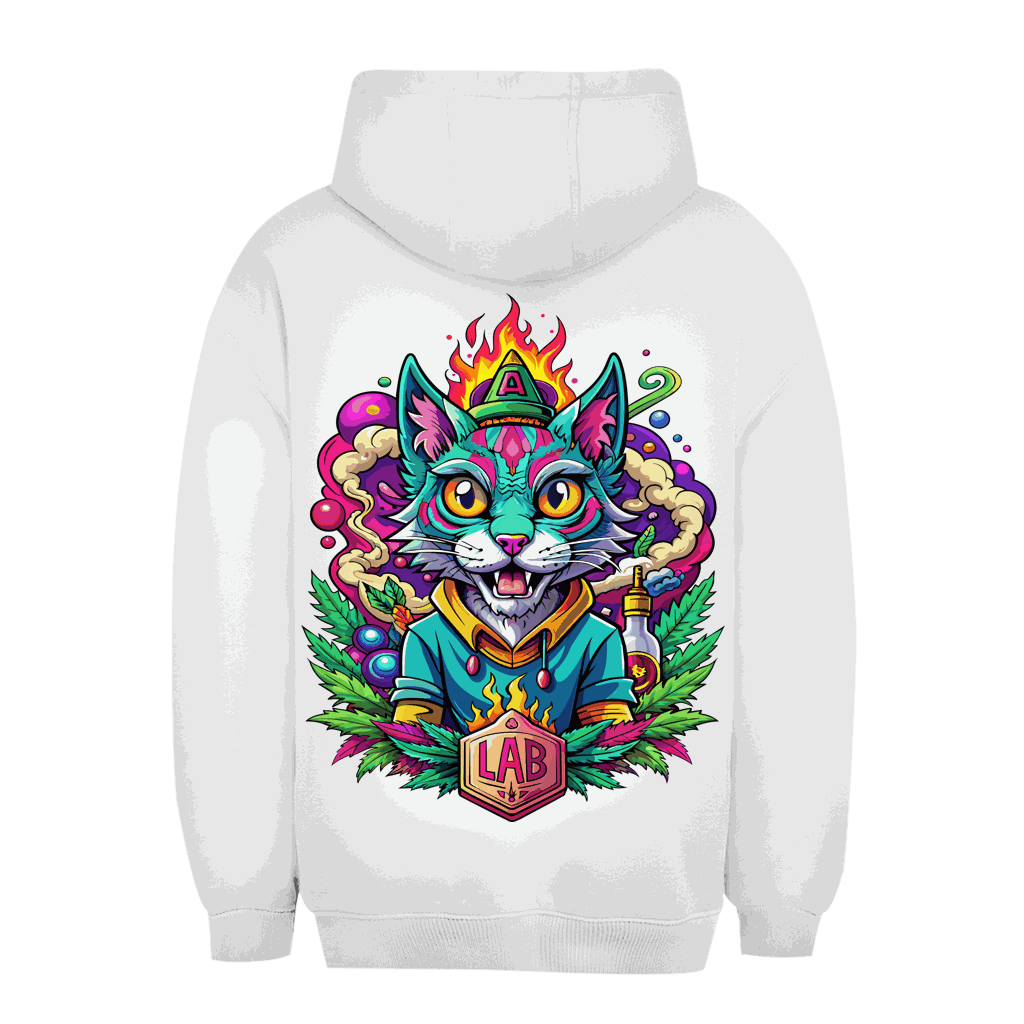 Size chart for unisex oversize hoodie by Division420