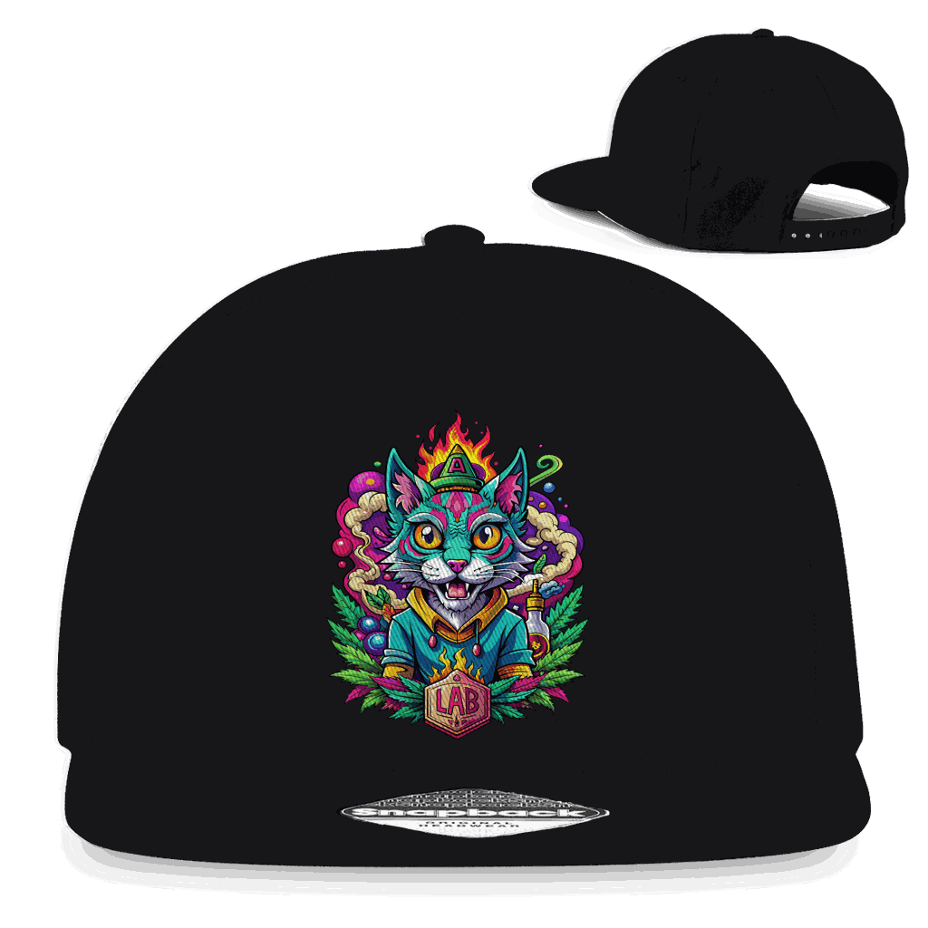 Snapback Rapper Cap - Lab Cat | Division420®