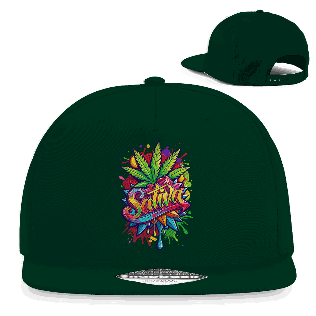 Snapback Rapper Cap - Sativa | Division420®