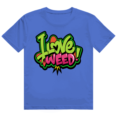 Heavy Cotton T-Shirt - I Love Weed | Division420®