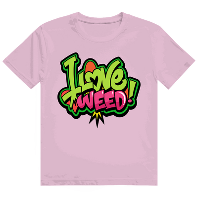 Heavy Cotton T-Shirt - I Love Weed | Division420®