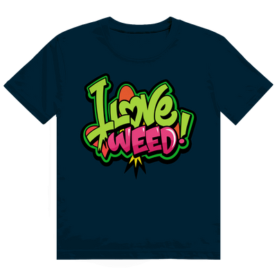 Heavy Cotton T-Shirt - I Love Weed | Division420®
