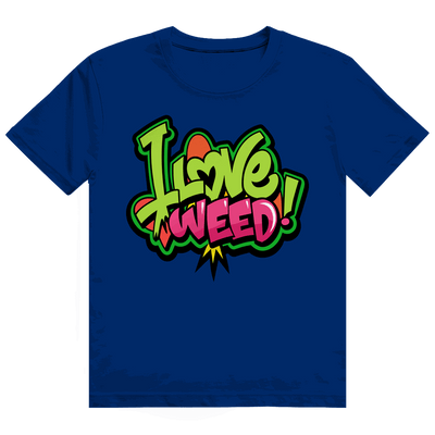Heavy Cotton T-Shirt - I Love Weed | Division420®