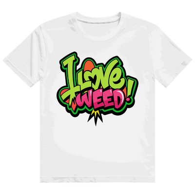 Heavy Cotton T-Shirt - I Love Weed | Division420®