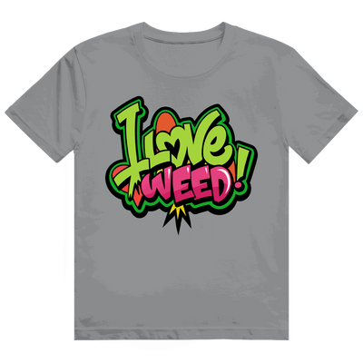 Heavy Cotton T-Shirt - I Love Weed | Division420®