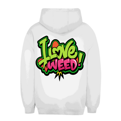 Unisex Oversize Hoodie - I Love Weed | Division420®