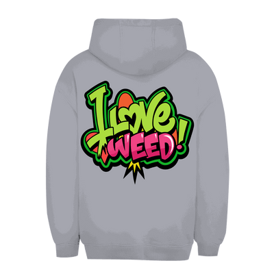 Unisex Oversize Hoodie - I Love Weed | Division420®