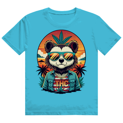 Division420 Heavy Cotton T-Shirt THC Bear streetwear with soft, durable cotton and modern fit