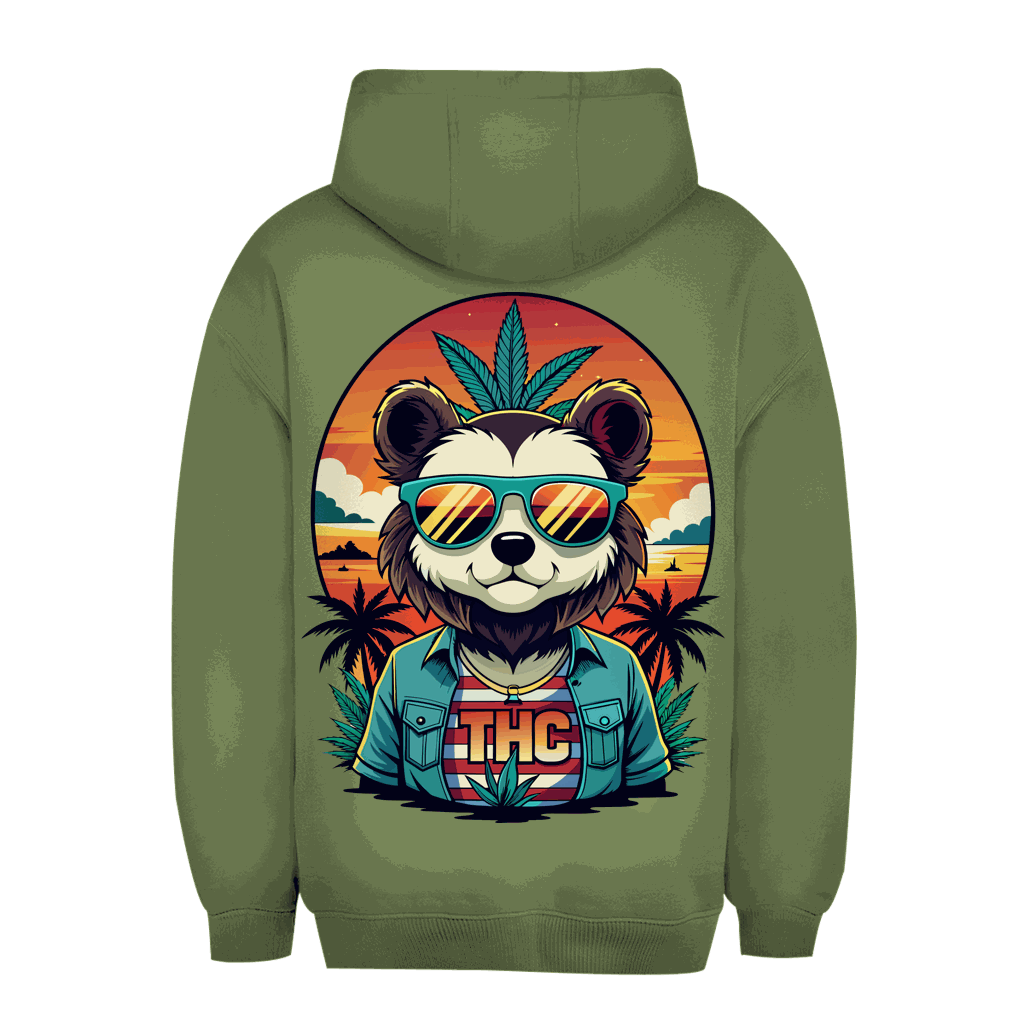 Unisex Oversize Hoodie - THC Bear | Division420®