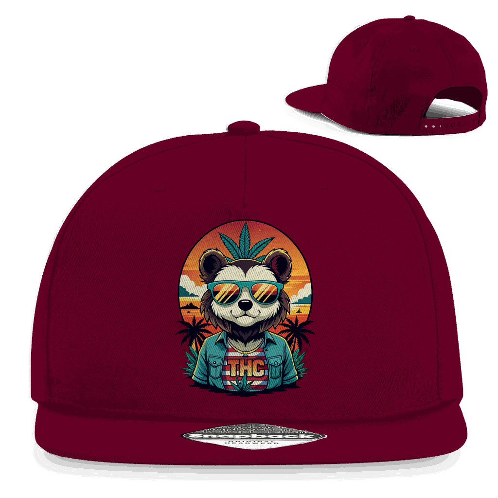 Snapback Rapper Cap - THC Bear | Division420®