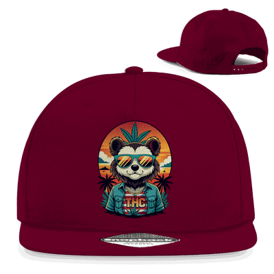 Snapback Rapper Cap - THC Bear | Division420®