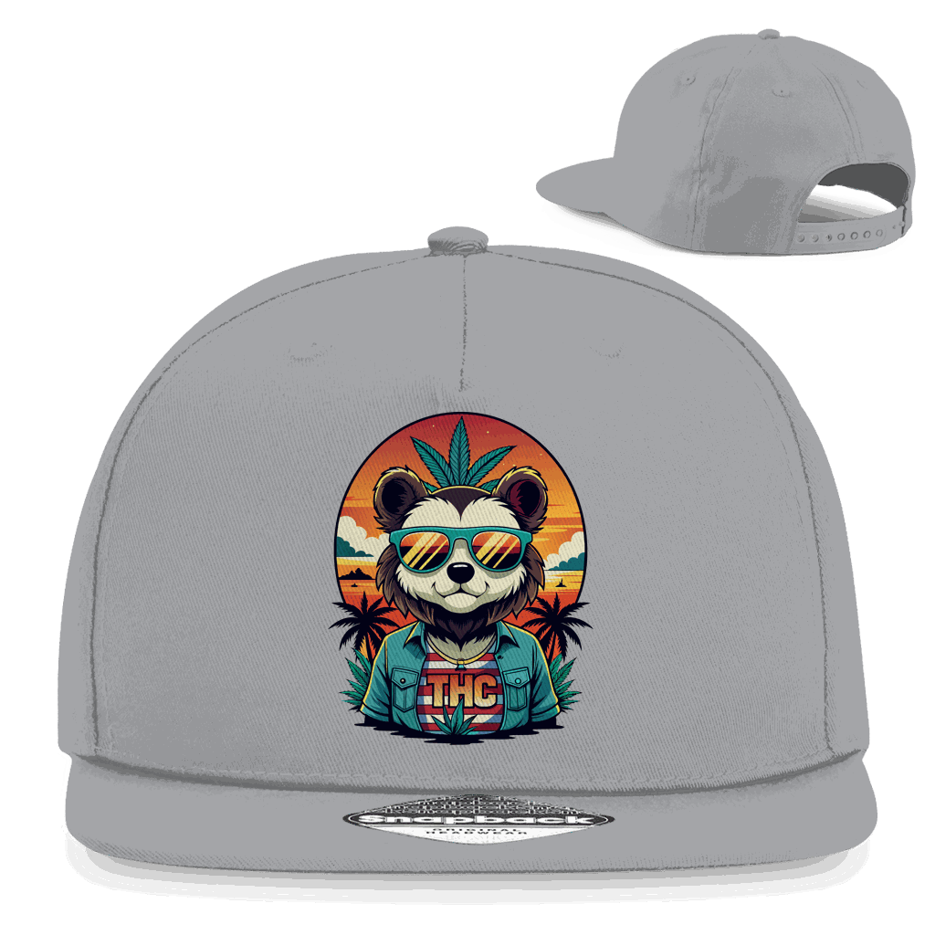 Snapback Rapper Cap - THC Bear | Division420®