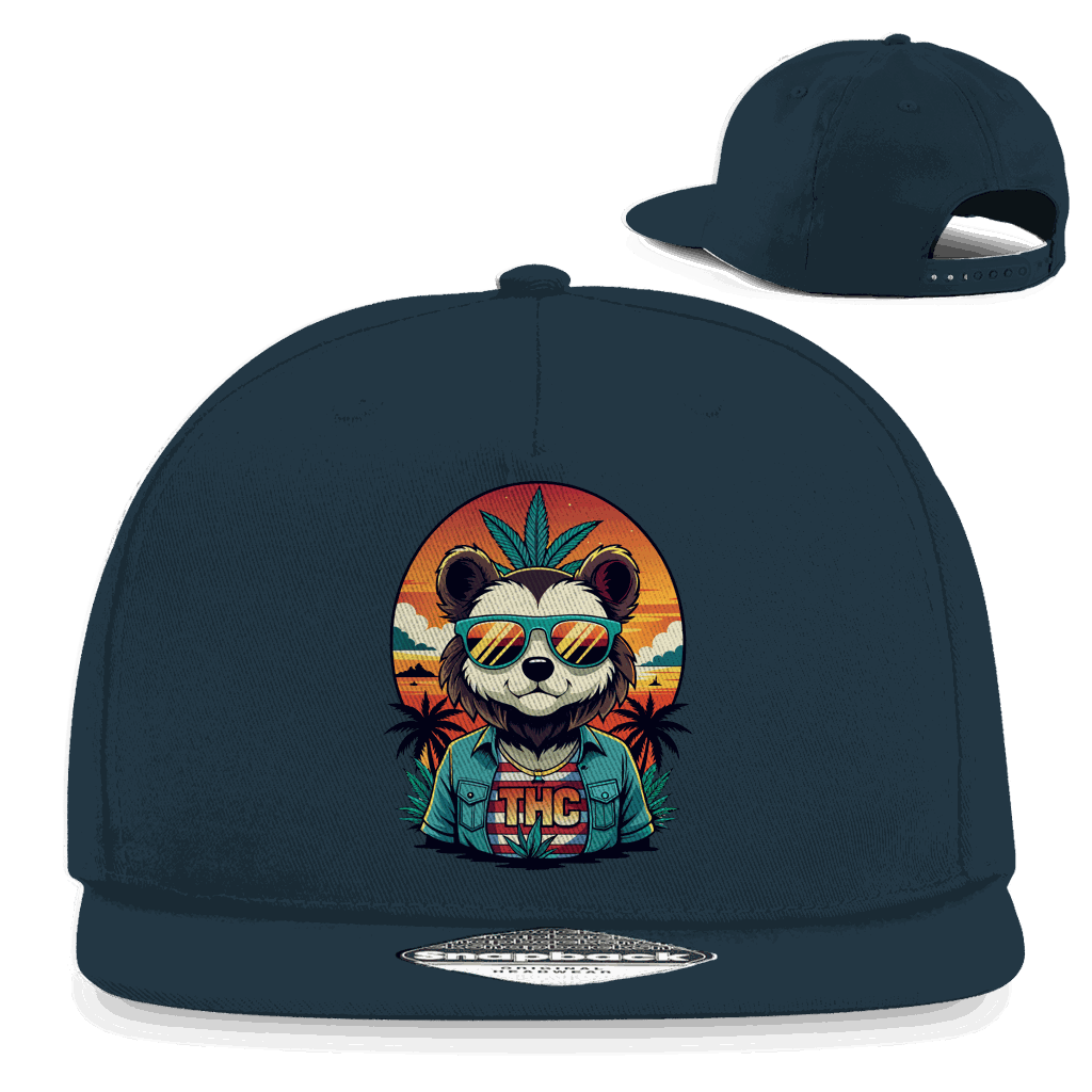 Snapback Rapper Cap - THC Bear | Division420®