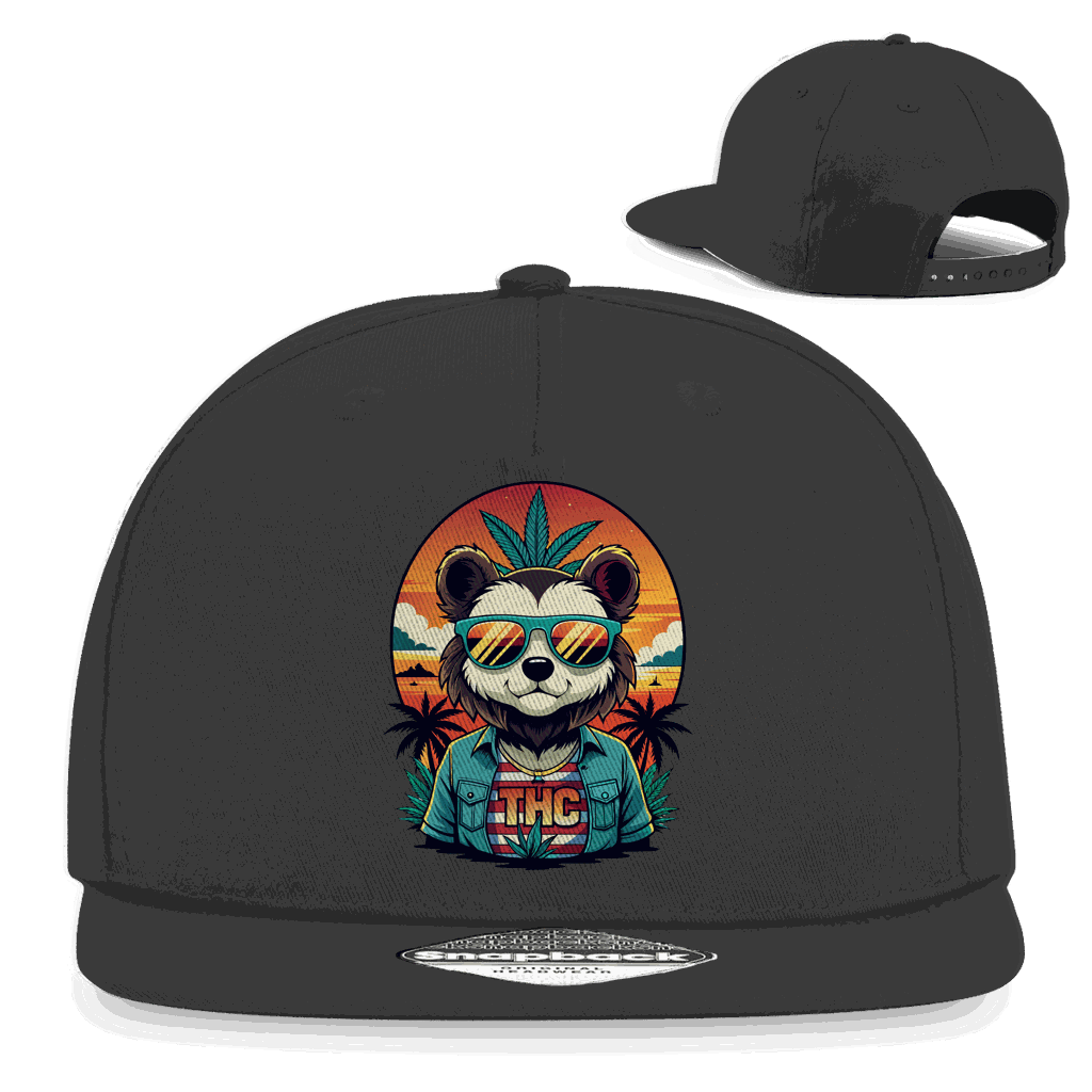 Snapback Rapper Cap - THC Bear | Division420®