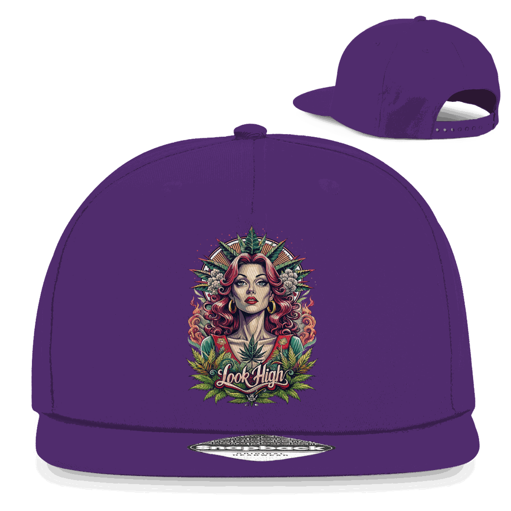 Snapback Rapper Cap - Look High | Division420®