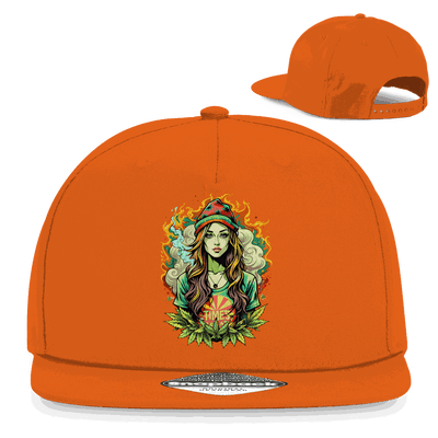 Division420 Snapback Cap Sweet Girl 5-panel cotton twill streetwear hat with flat brim and snapback closure