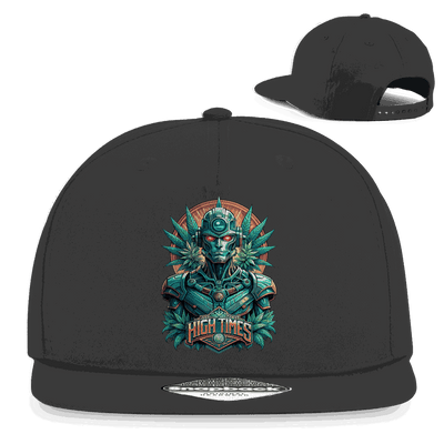 Division420 Snapback Cap High Times aus Baumwoll-Twill mit 5-Panel Design und flachem Schirm