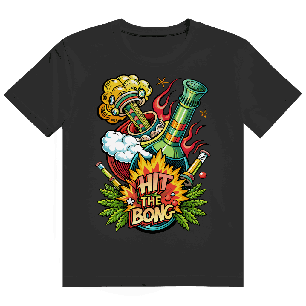 Heavy Cotton T-Shirt - Hit The Bong | Division420®