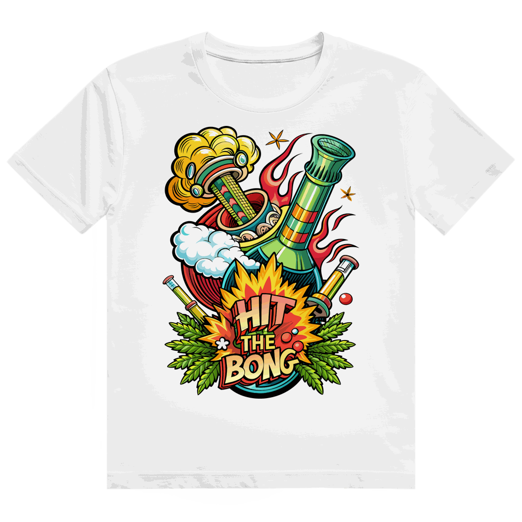 Heavy Cotton T-Shirt - Hit The Bong | Division420®