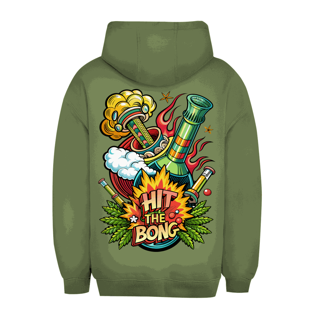 Unisex Oversize Hoodie - Hit The Bong | Division420®