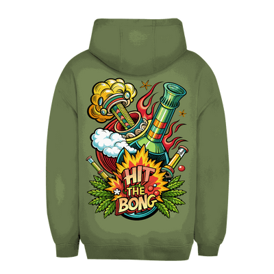 Unisex Oversize Hoodie - Hit The Bong | Division420®