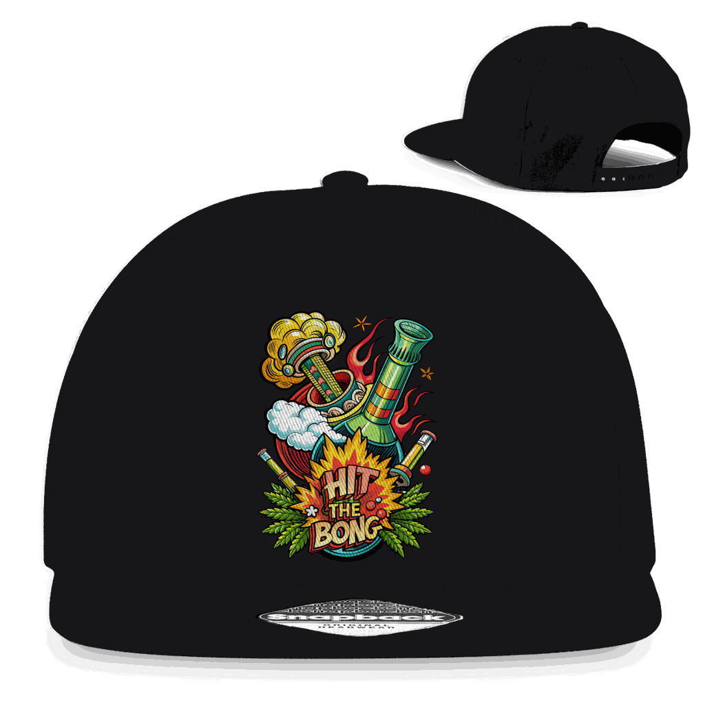 Snapback Rapper Cap - Hit The Bong | Division420®