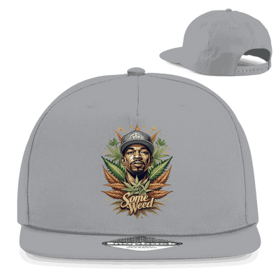 Division420 Snapback Cap Some Weed OG 5-panel cotton twill with flat brim and retro snapback closure