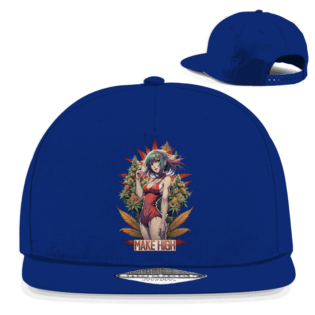Snapback Rapper Cap - Make High | Division420®
