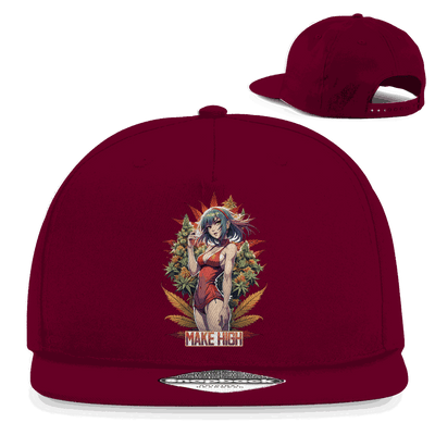 Snapback Rapper Cap - Make High | Division420®