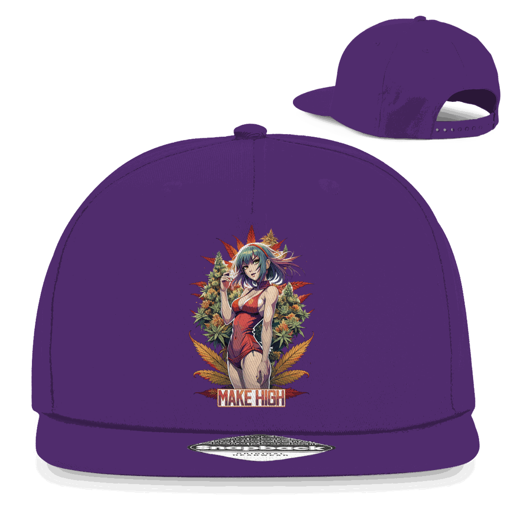 Snapback Rapper Cap - Make High | Division420®