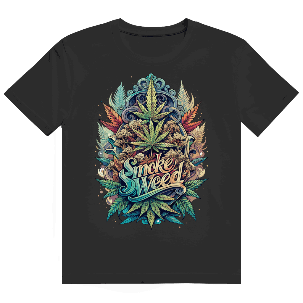Heavy Cotton T-Shirt - Smoke Weed | Division420®