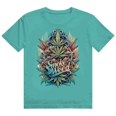 Heavy Cotton T-Shirt - Smoke Weed | Division420®