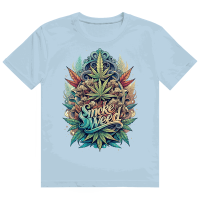 Heavy Cotton T-Shirt - Smoke Weed | Division420®