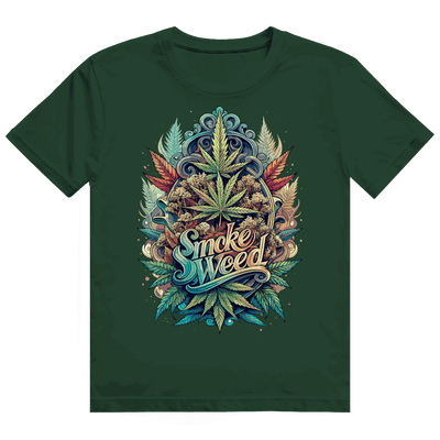 Heavy Cotton T-Shirt - Smoke Weed | Division420®