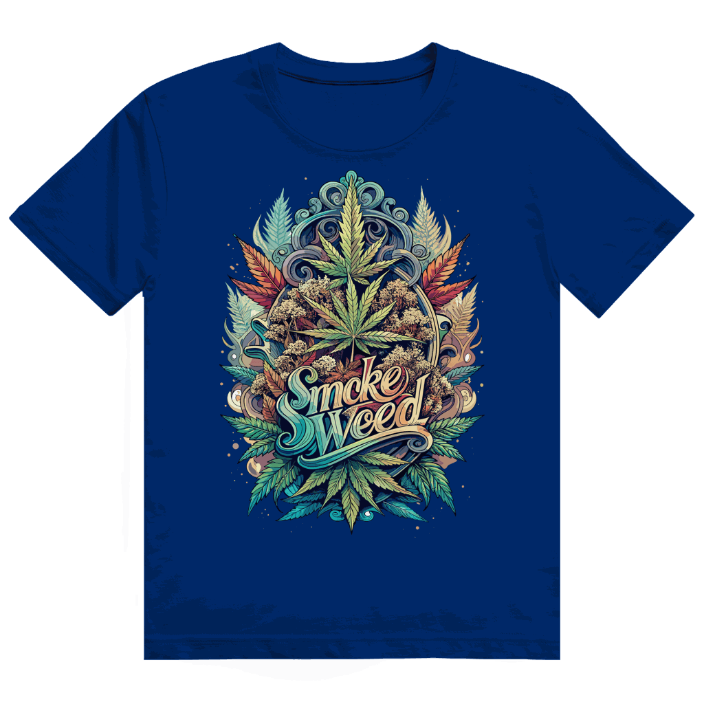 Heavy Cotton T-Shirt - Smoke Weed | Division420®
