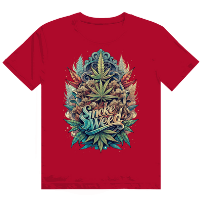 Heavy Cotton T-Shirt - Smoke Weed | Division420®