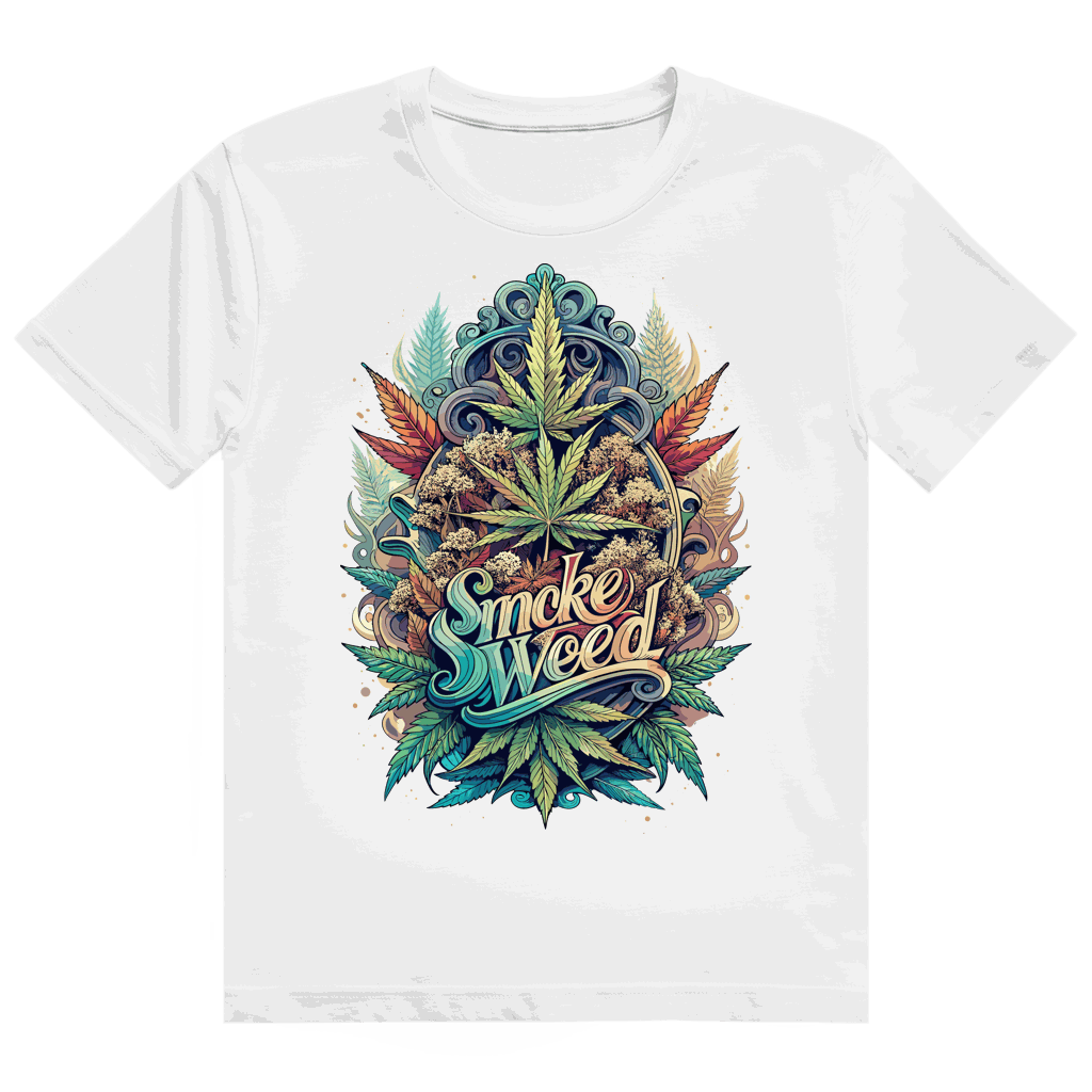 Heavy Cotton T-Shirt - Smoke Weed | Division420®
