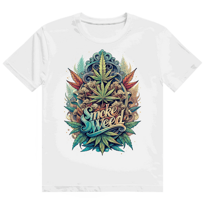 Heavy Cotton T-Shirt - Smoke Weed | Division420®