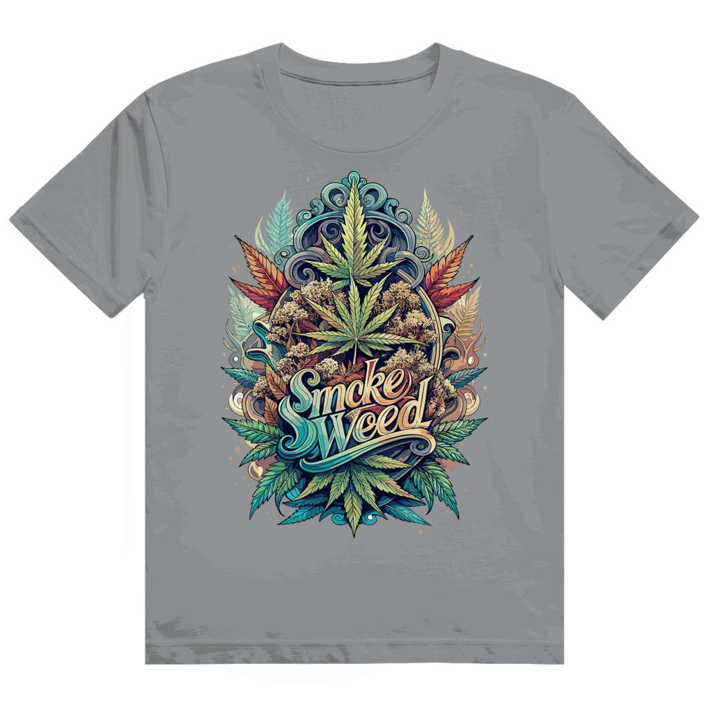 Heavy Cotton T-Shirt - Smoke Weed | Division420®