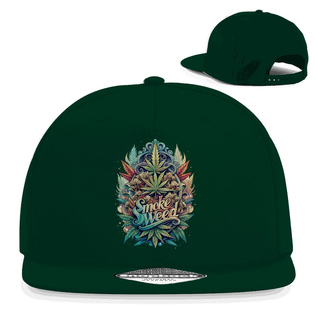 Snapback Rapper Cap - Smoke Weed | Division420®